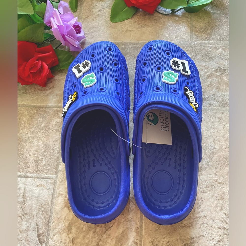 Big Boys youth kids Clogs Water Shoe Sandal Summer Beach Shower Slipper/…